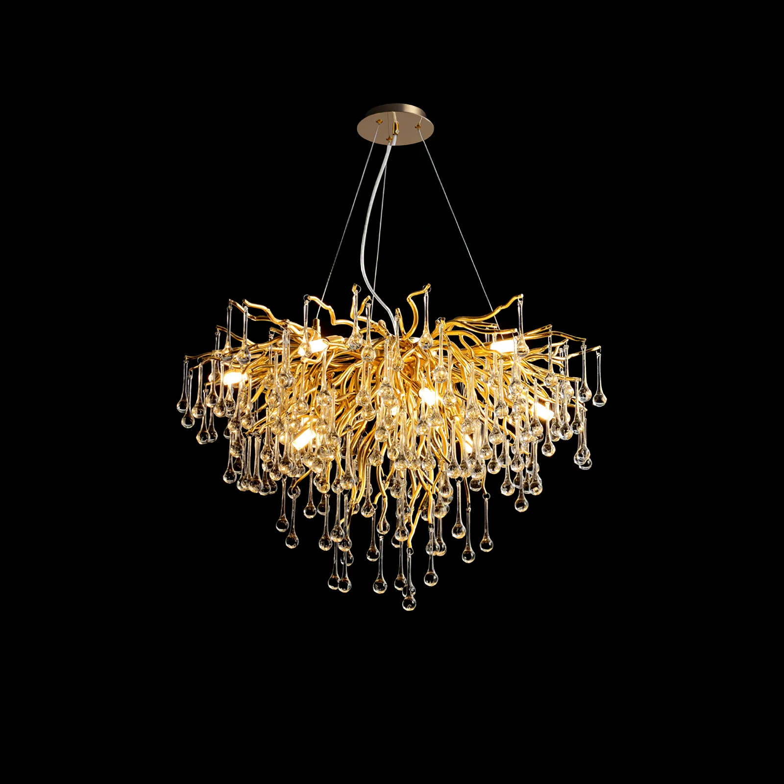 Teardrop Crystal Chandelier - Image 51