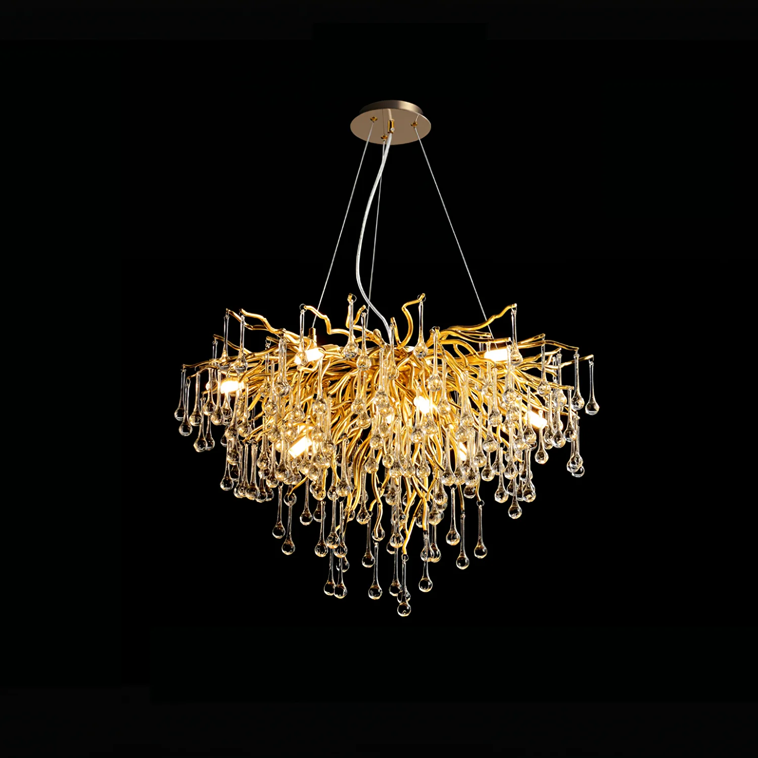 Teardrop Crystal Chandelier - Image 52