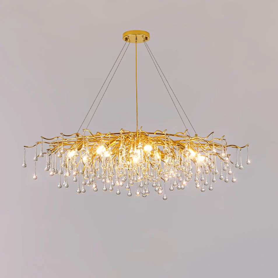 Teardrop Crystal Chandelier - Image 55