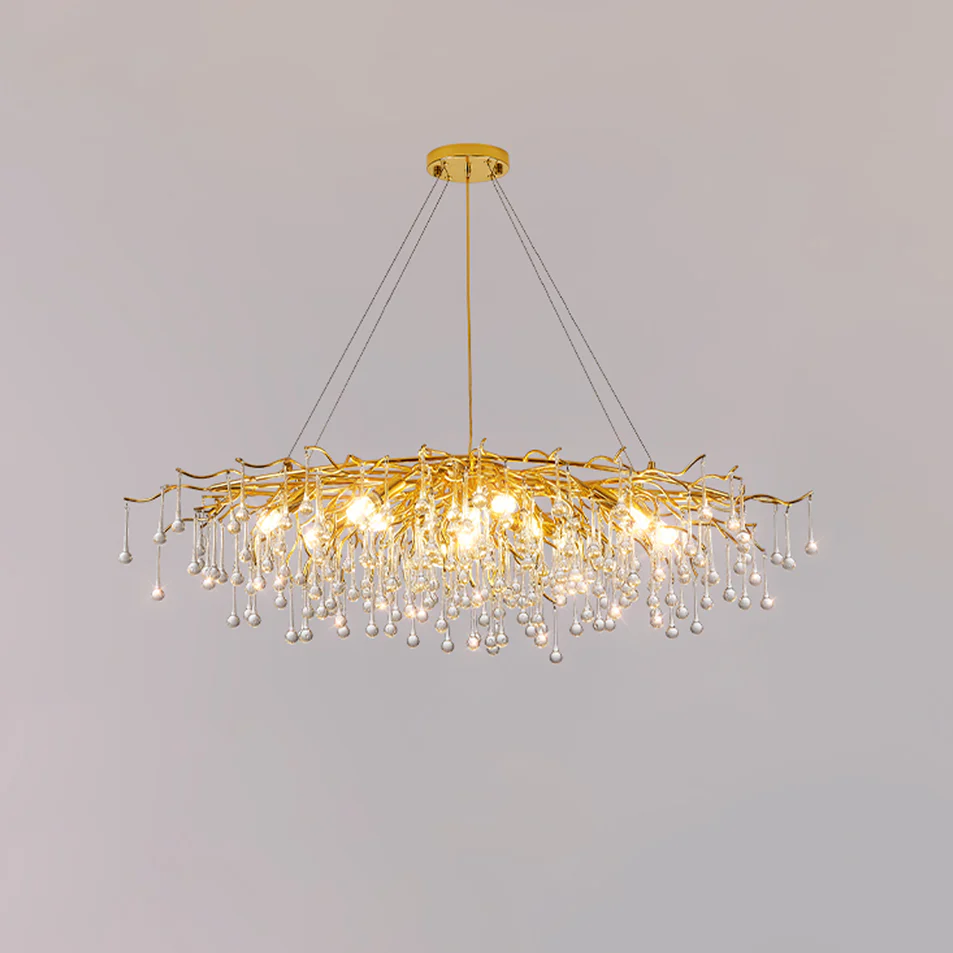 Teardrop Crystal Chandelier - Image 56