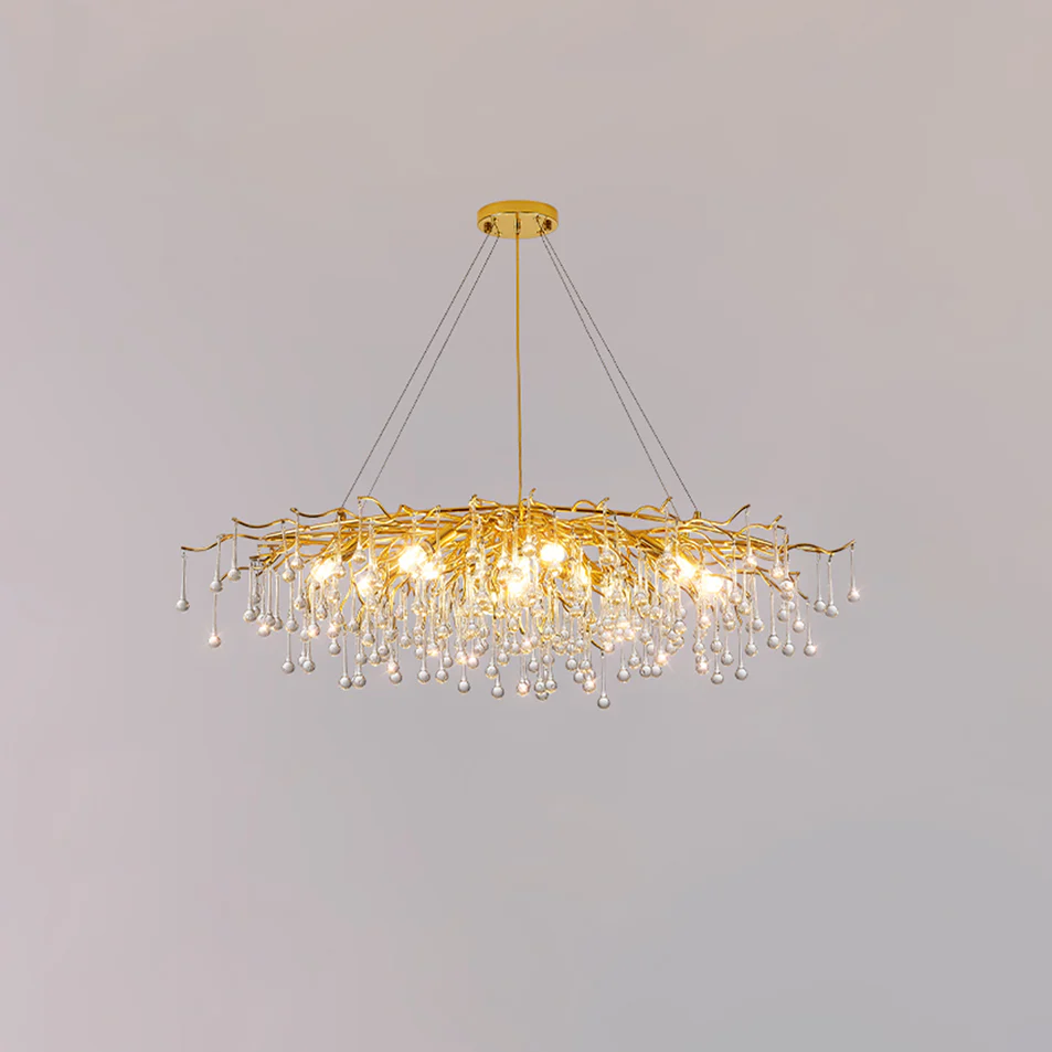 Teardrop Crystal Chandelier - Image 57