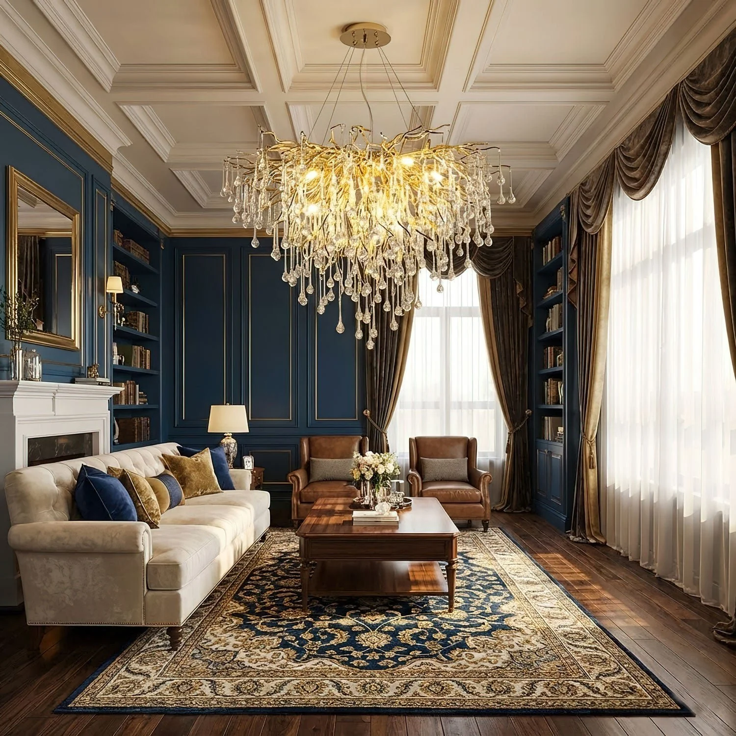 Teardrop Crystal Chandelier - Image 7