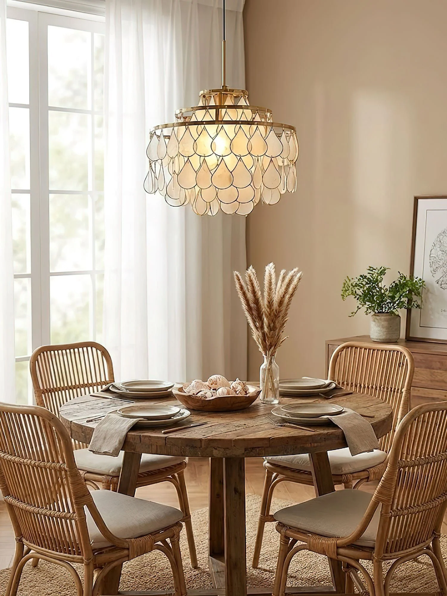 Teardrops Shell Chandelier - Image 10