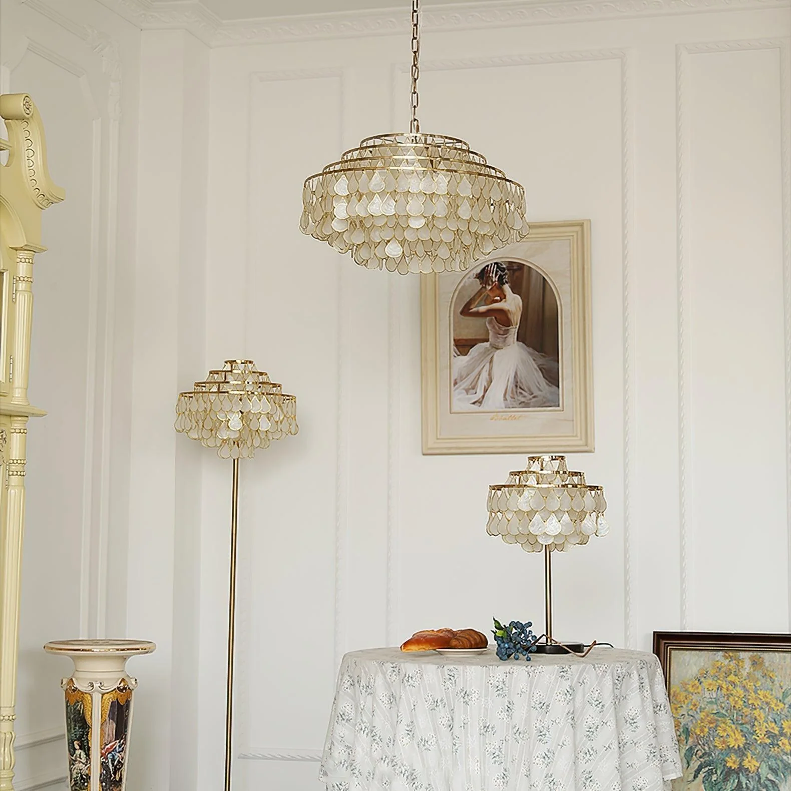 Teardrops Shell Chandelier - Image 30