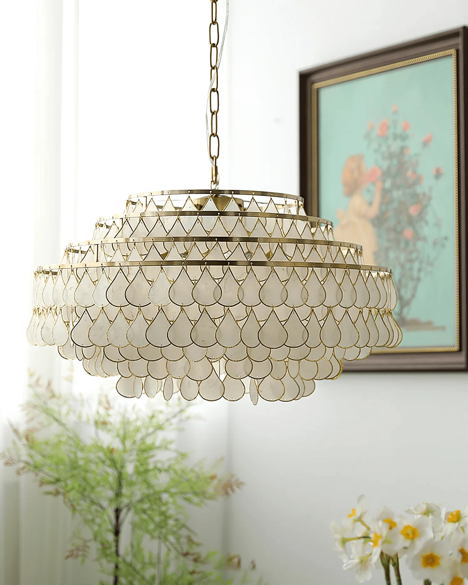 Teardrops Shell Chandelier - Image 47