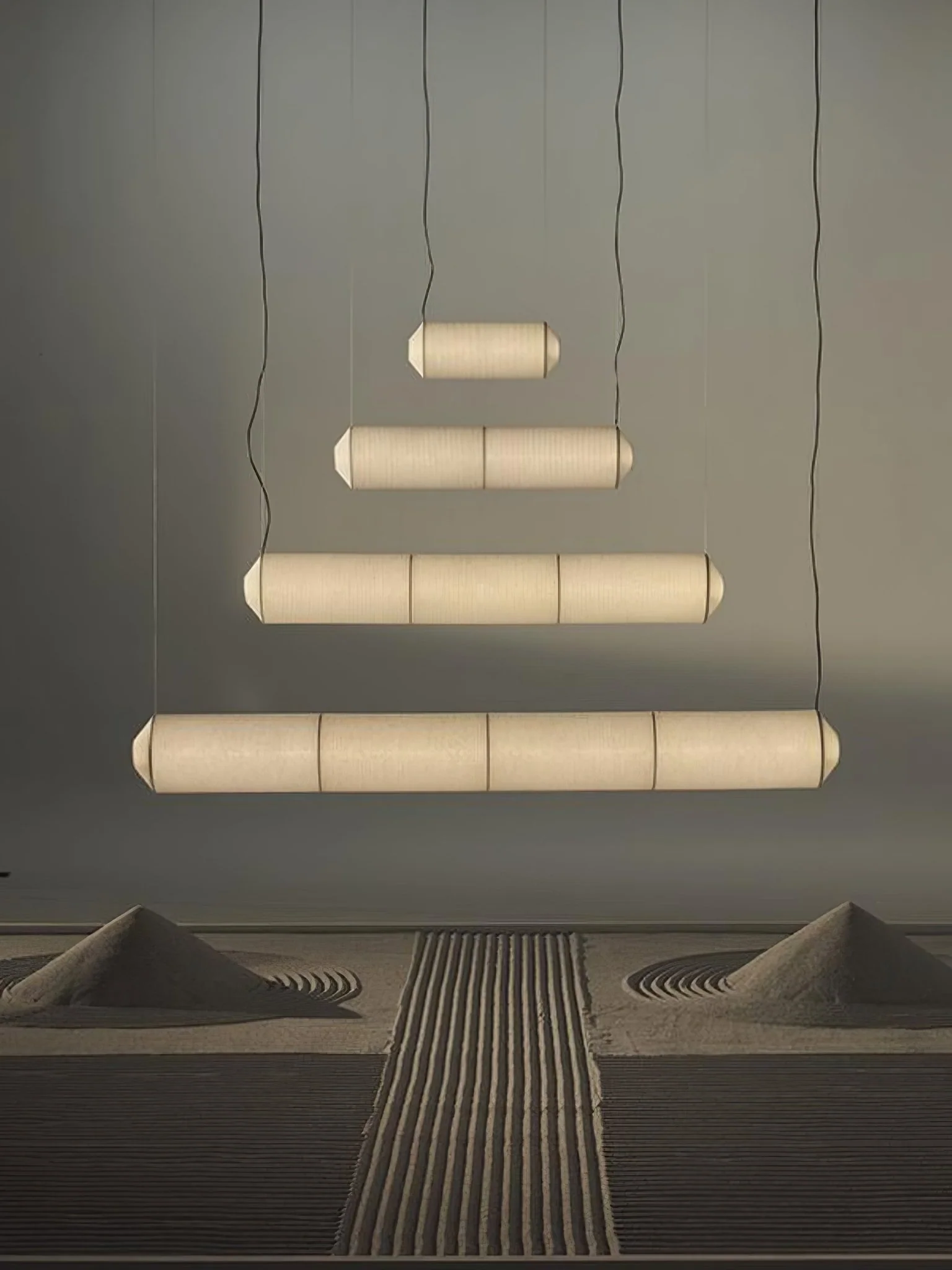Tekio Imitation Silk Pendant Lamp - Image 10