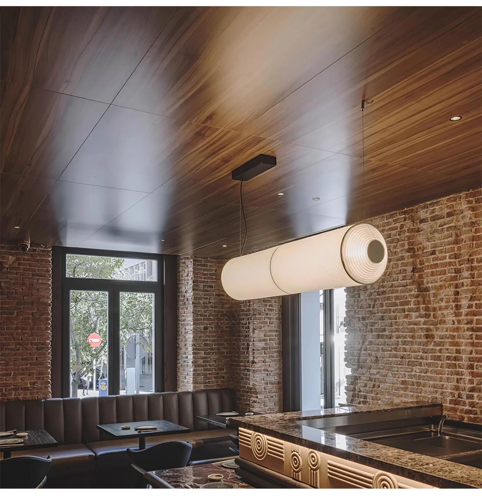 Tekio Imitation Silk Pendant Lamp - Image 14