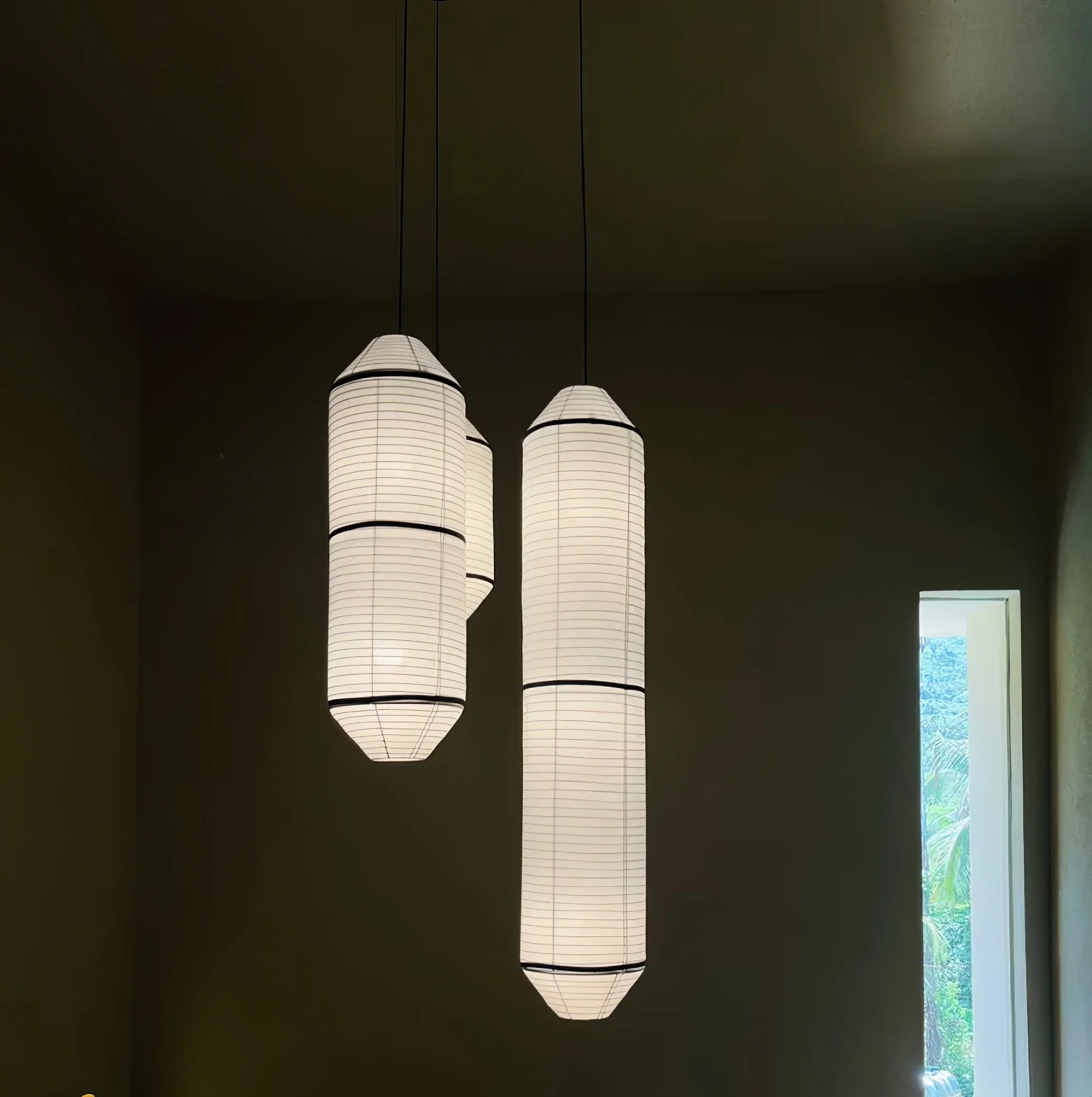 Tekio Imitation Silk Pendant Lamp - Image 15
