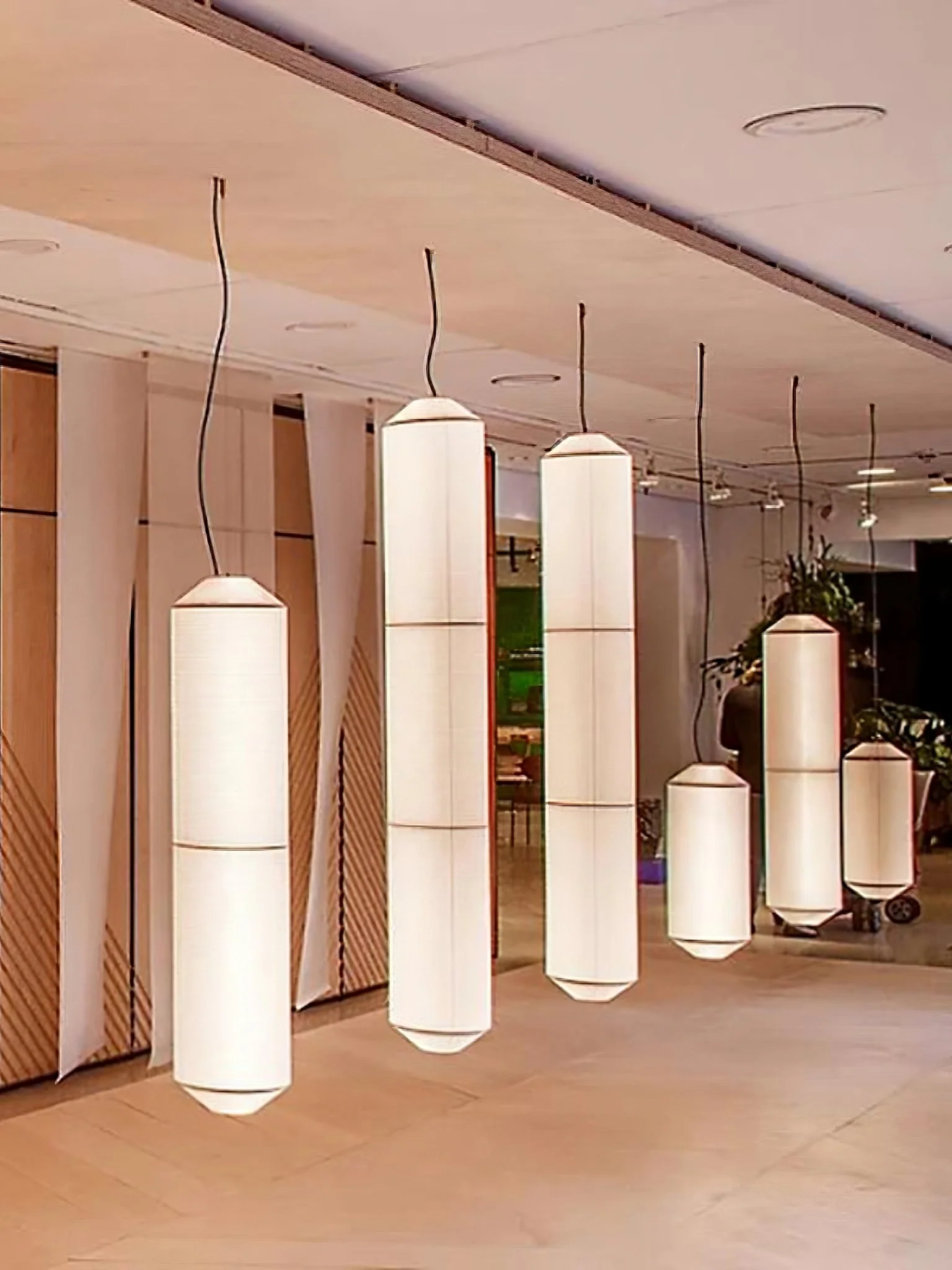 Tekio Imitation Silk Pendant Lamp - Image 5