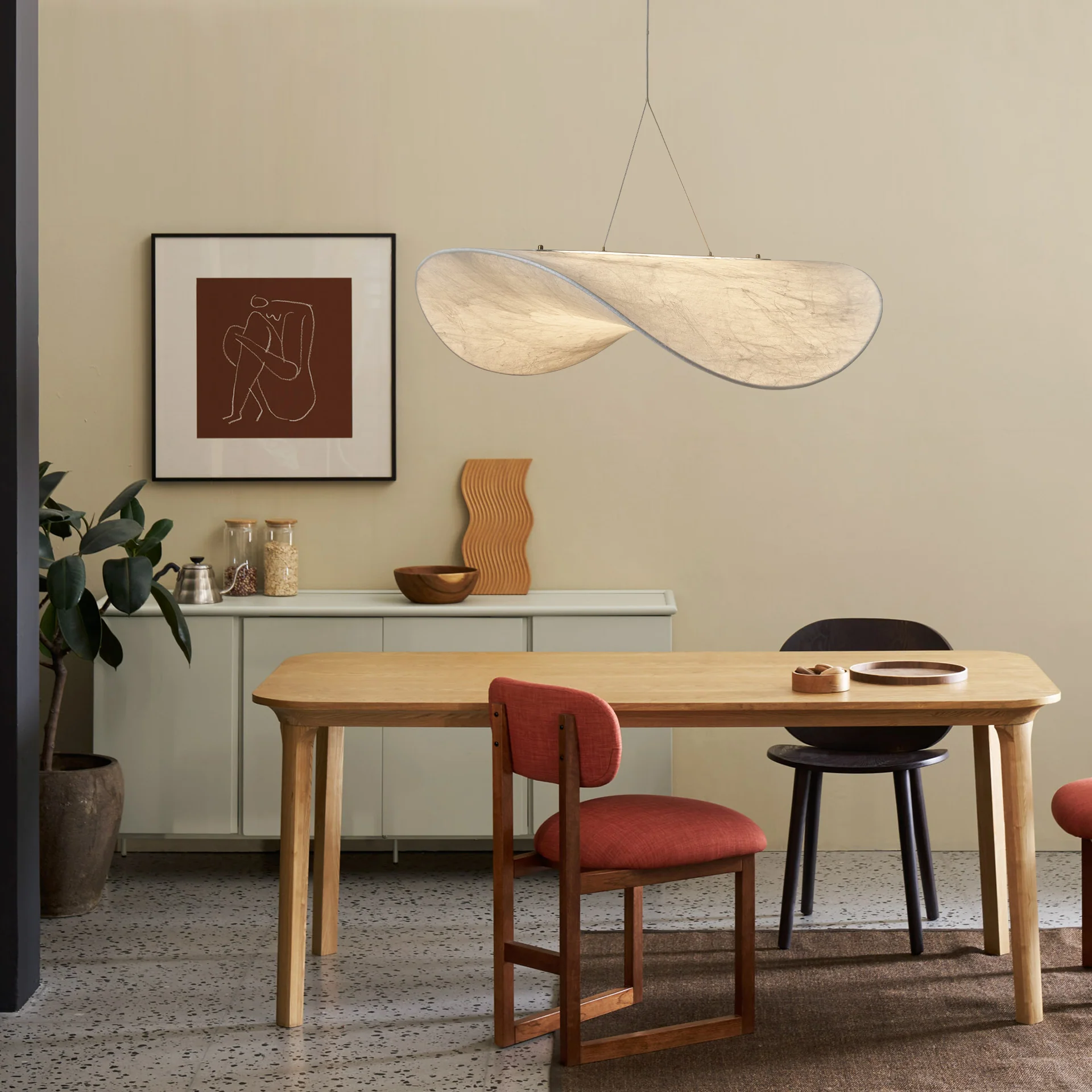 Tense Silk Pendant Light - Image 10