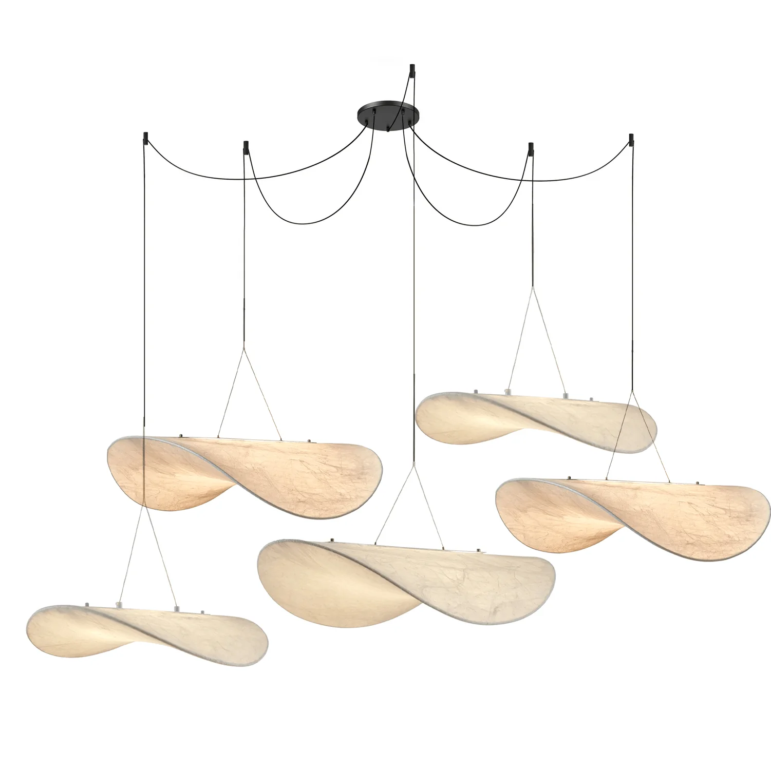 Tense Silk Pendant Light - Image 21