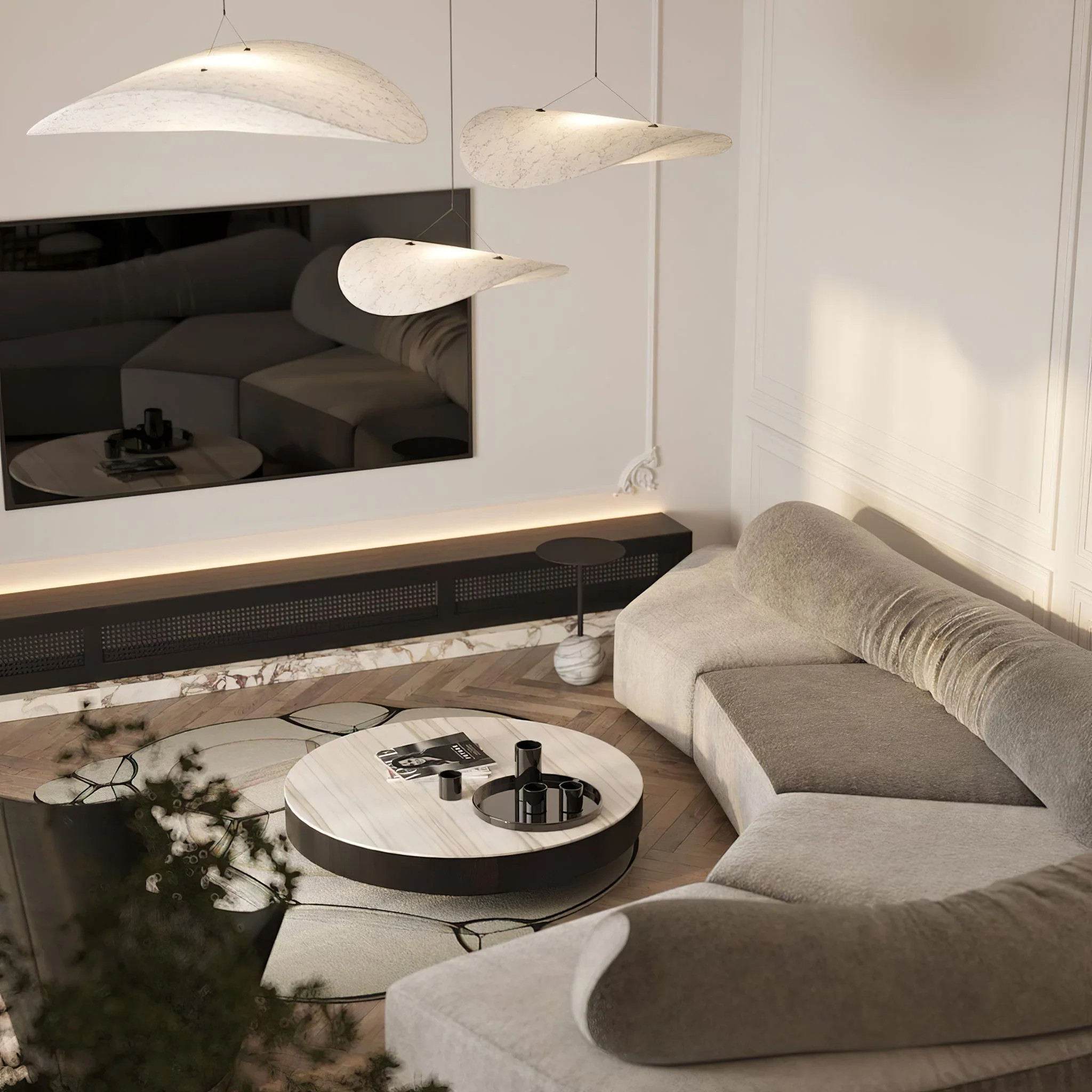 Tense Tyvek Pendant Lamp - Image 124