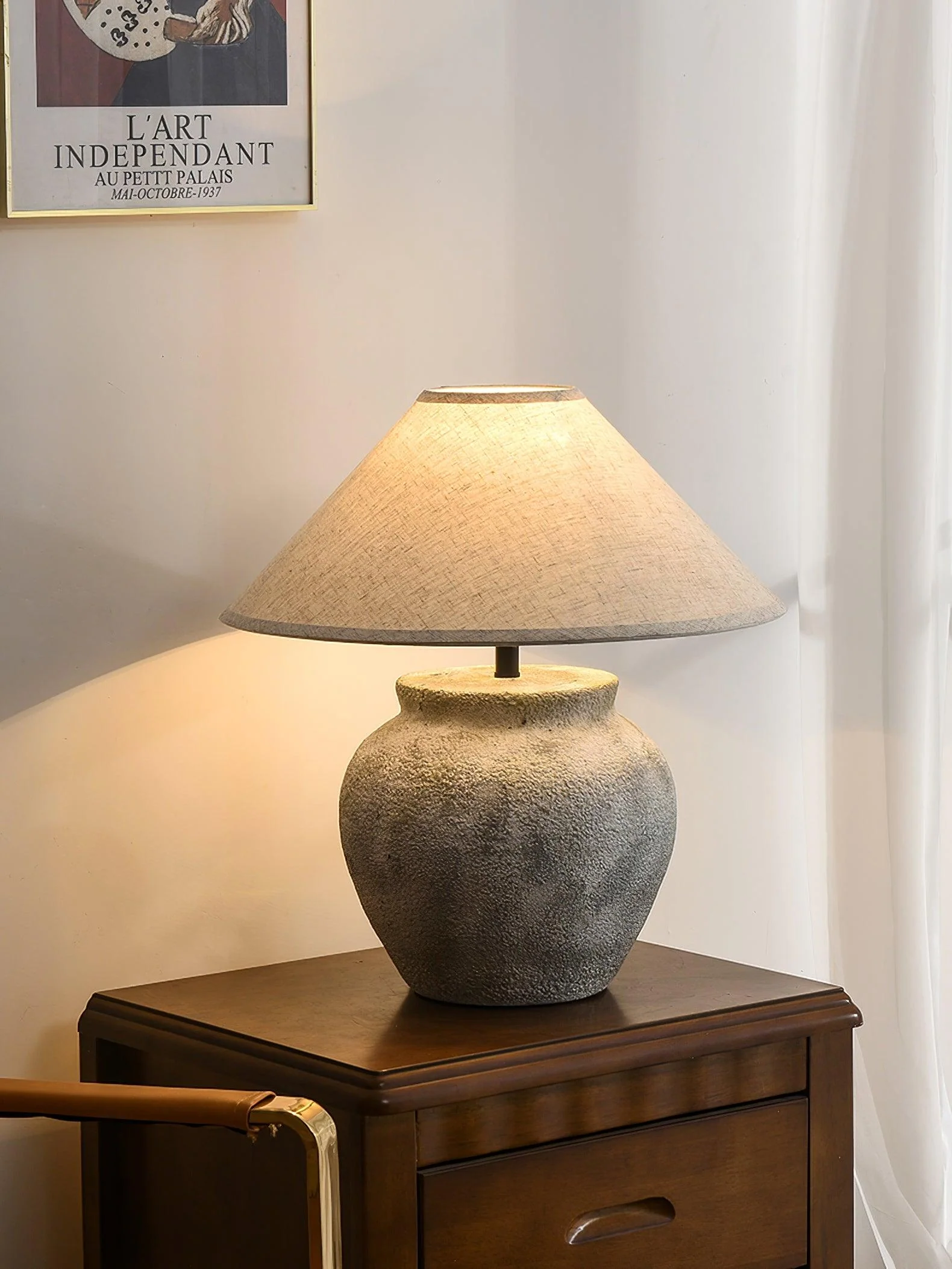 Terra Cotta Etruscan Urn Table Lamp - Image 17