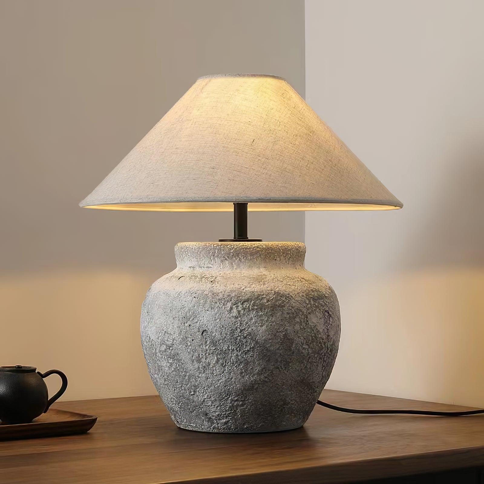 Terra Cotta Etruscan Urn Table Lamp - Image 2