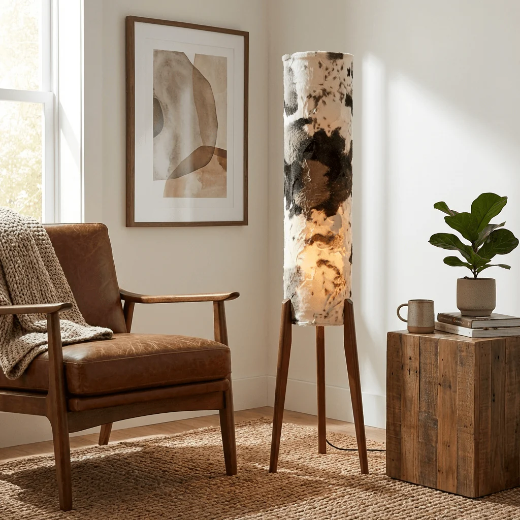 Terra Ink Column Floor Lamp - Image 5