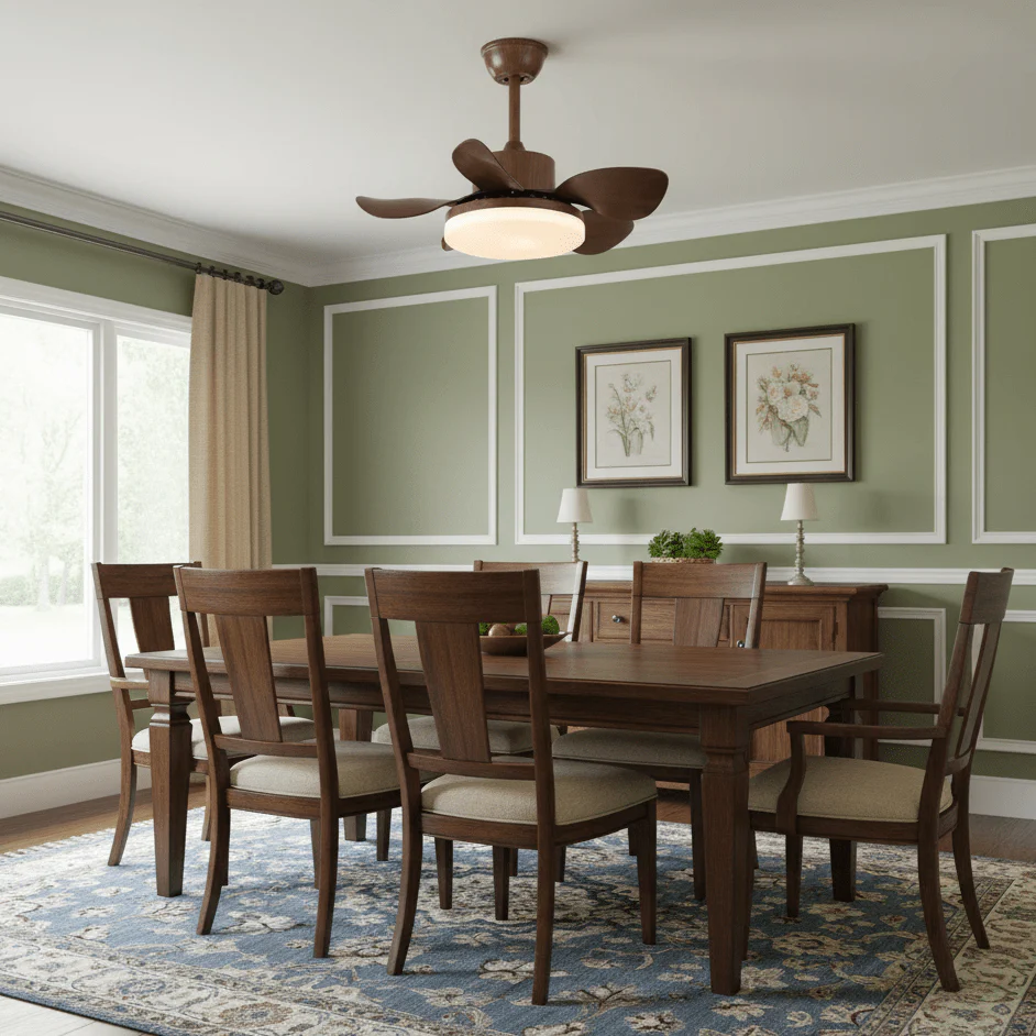Terra Walnut Ceiling Fan Light - Image 4