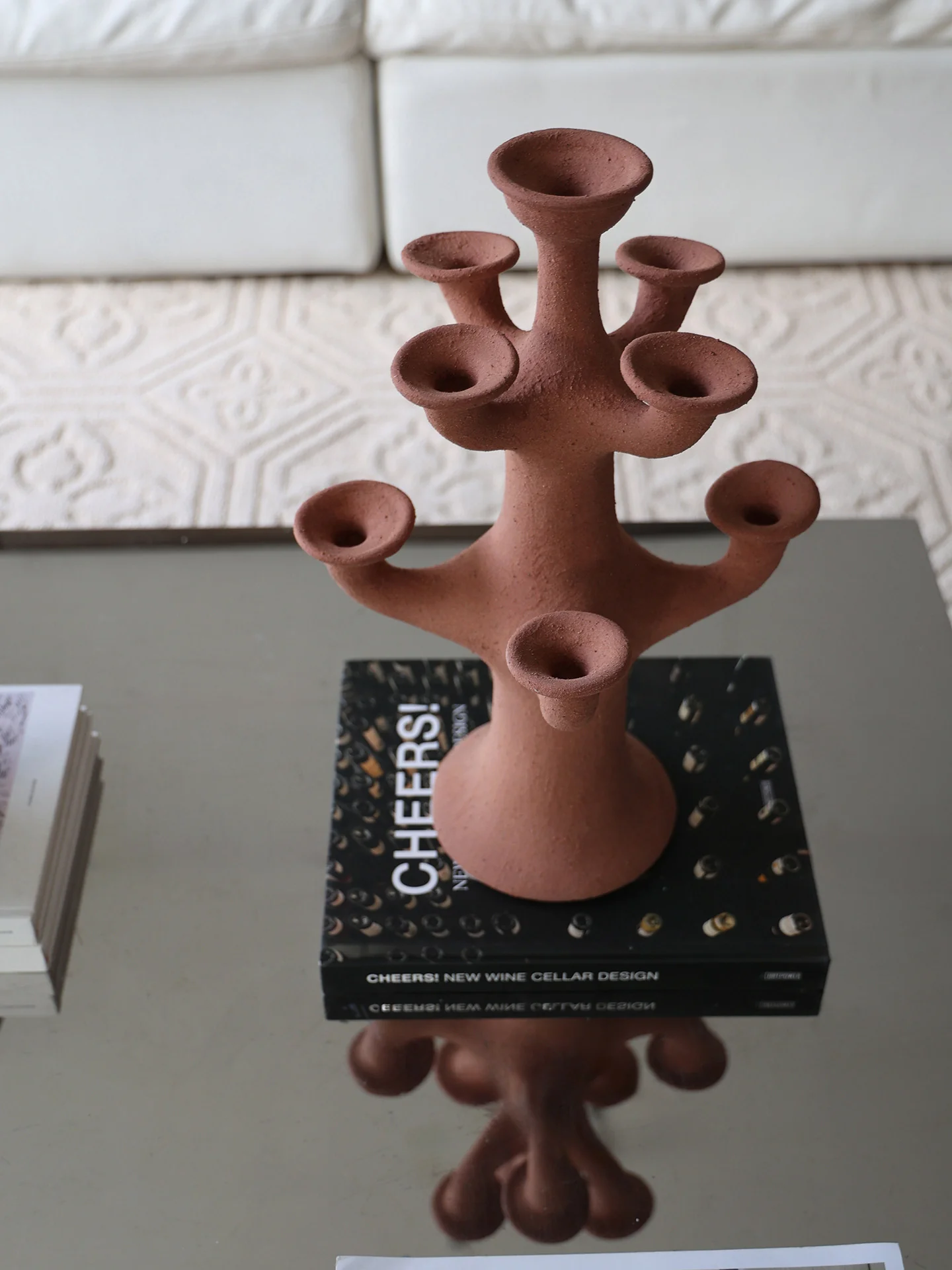 Terracotta Tree Candelabra - Image 17