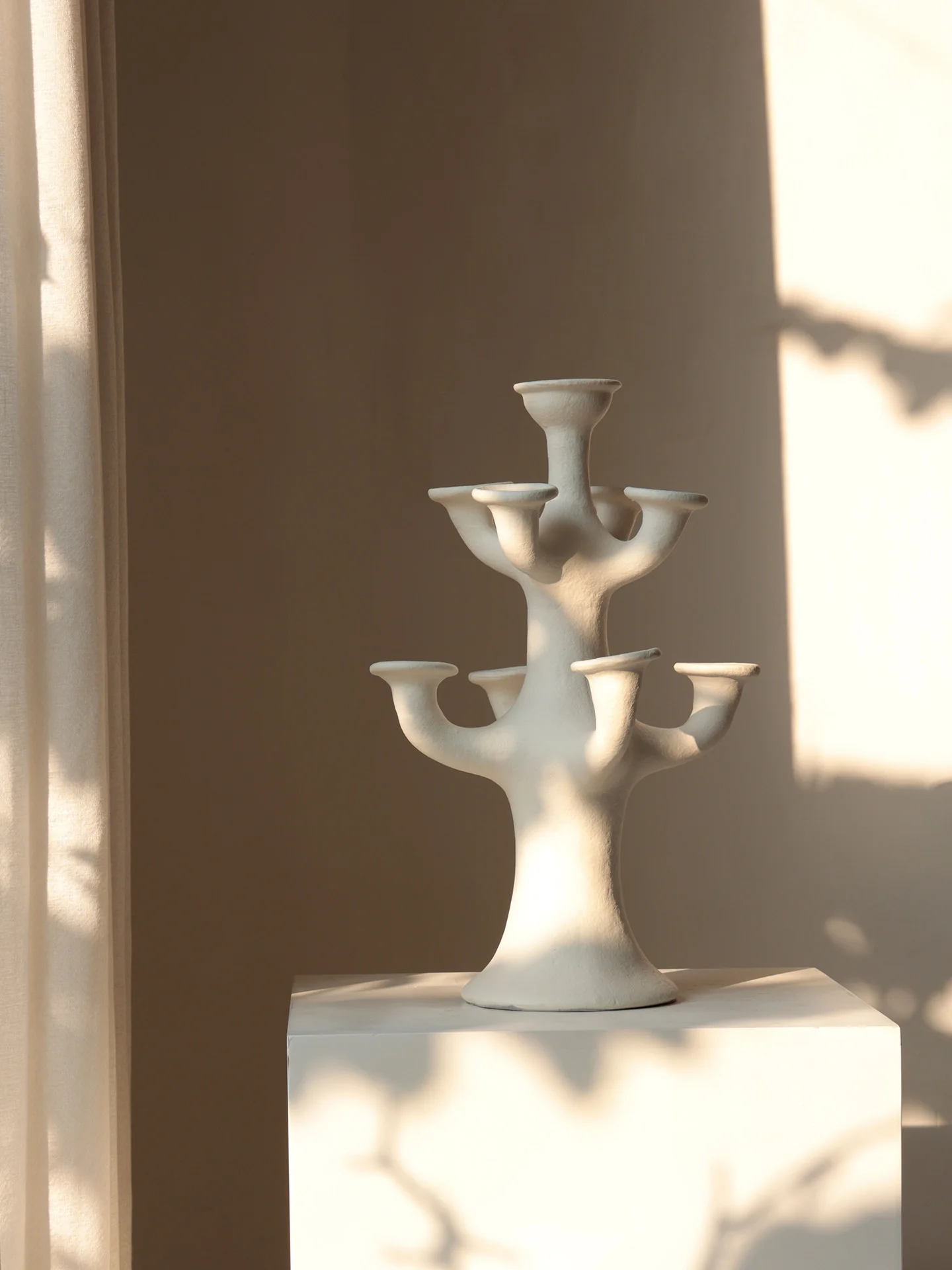 Terracotta Tree Candelabra - Image 19