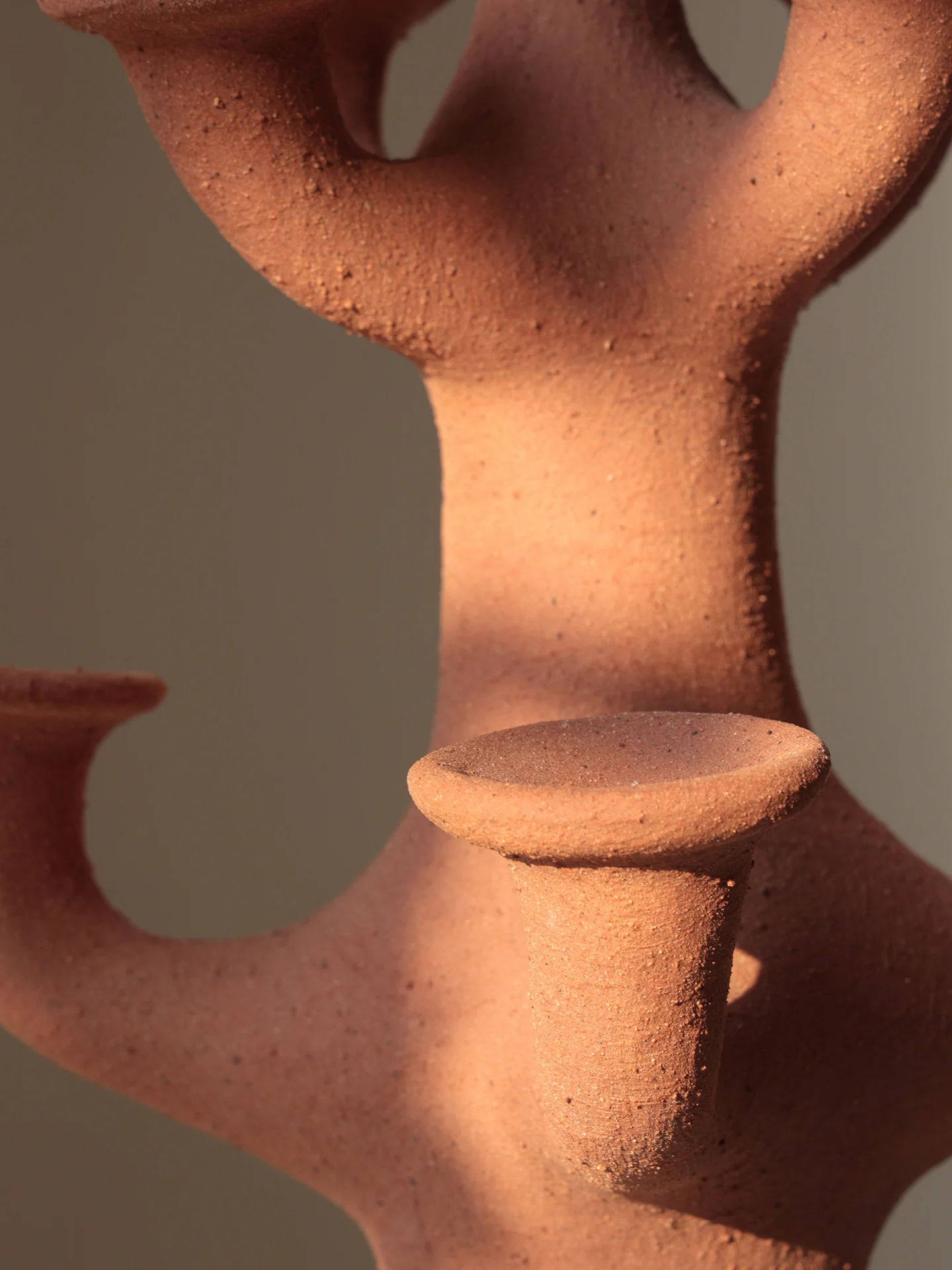 Terracotta Tree Candelabra - Image 20