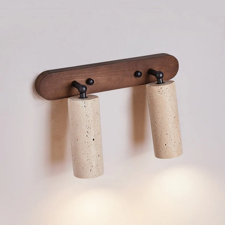 Travertine Triple Spotlight Wall Lamp - Image 10