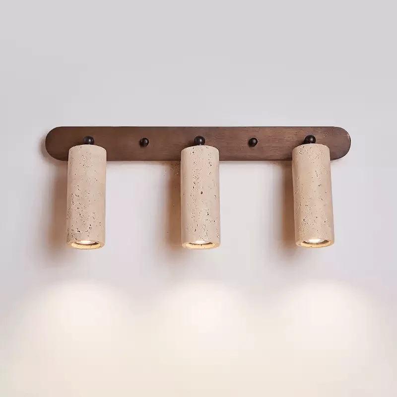 Travertine Triple Spotlight Wall Lamp - Image 16