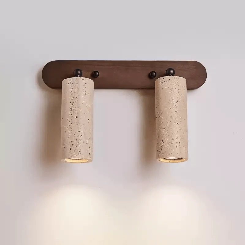 Travertine Triple Spotlight Wall Lamp - Image 17