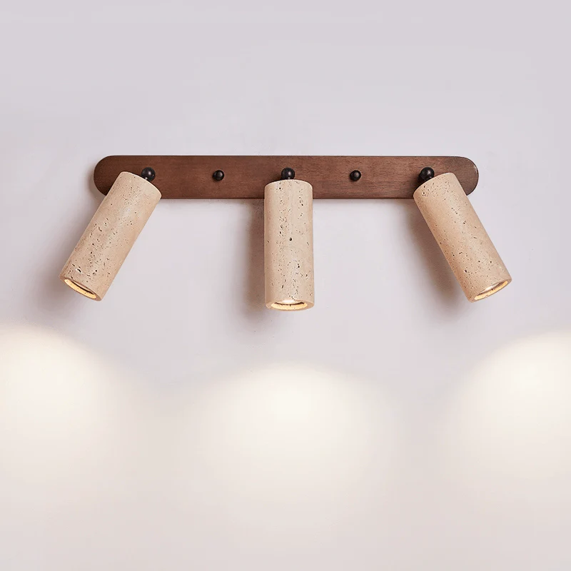 Travertine Triple Spotlight Wall Lamp - Image 18