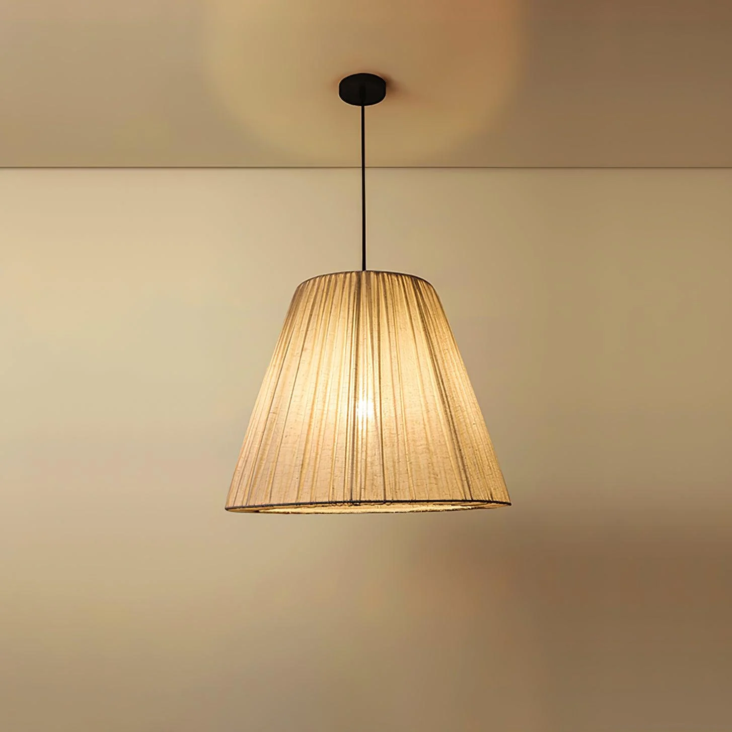 Textile Taper Pendant Lamp - Image 10