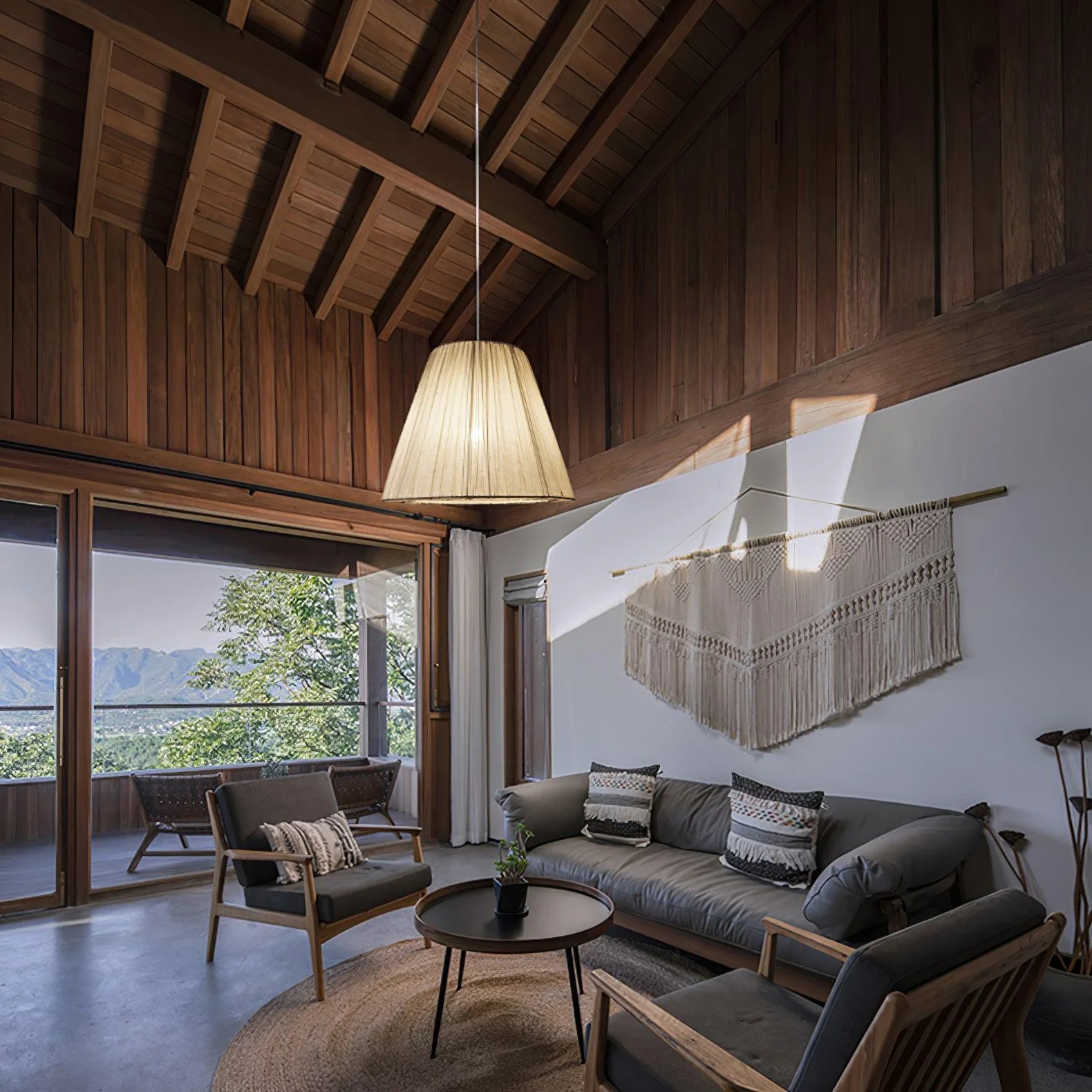 Textile Taper Pendant Lamp - Image 14