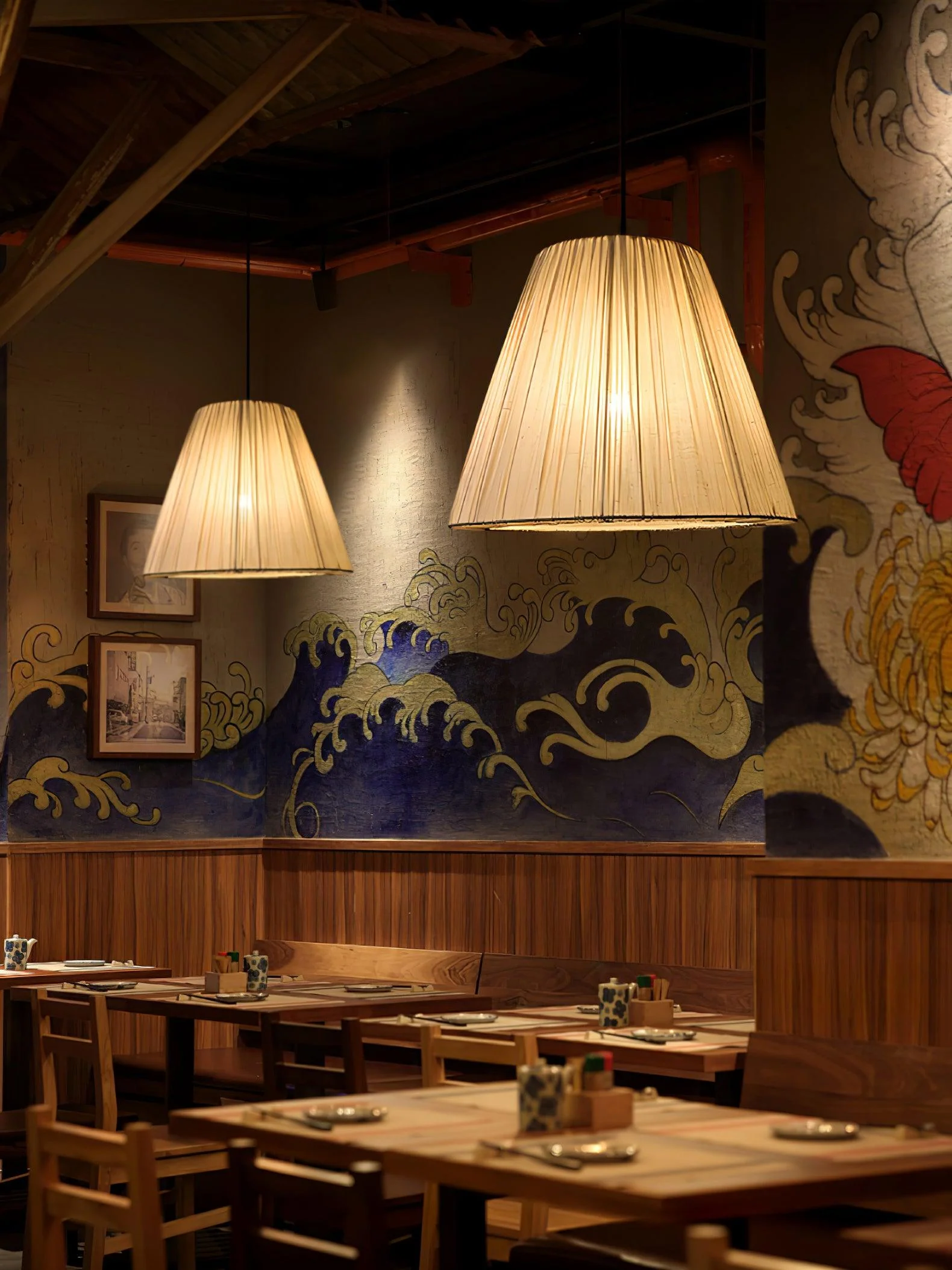 Textile Taper Pendant Lamp - Image 24