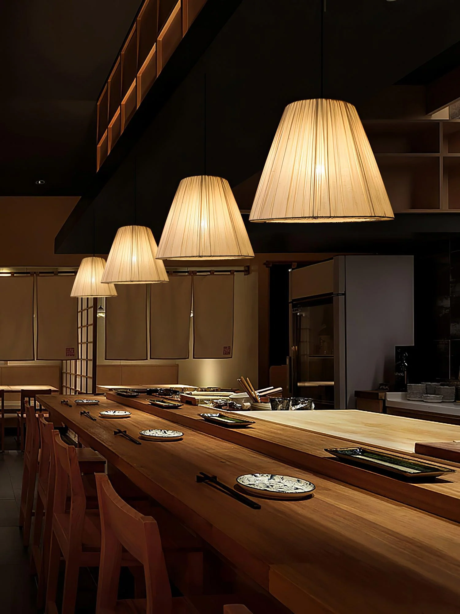 Textile Taper Pendant Lamp - Image 26