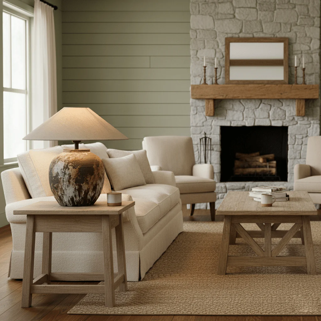 Textured Ceramic Jar Table Lamp - Image 5