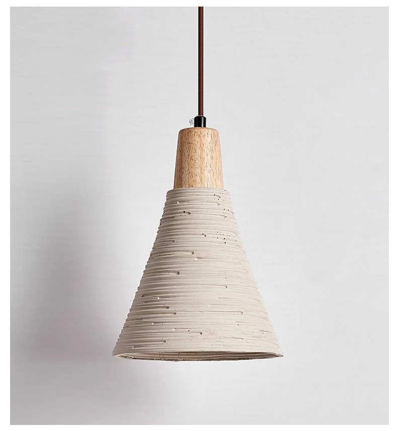 Textured Cone Pendant Light - Image 7