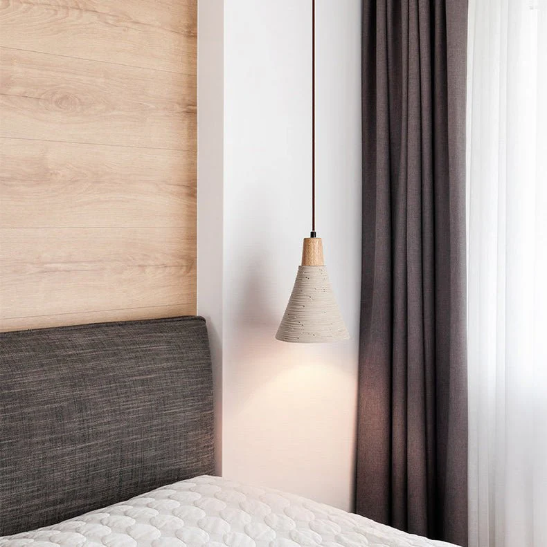 Textured Cone Pendant Light - Image 8
