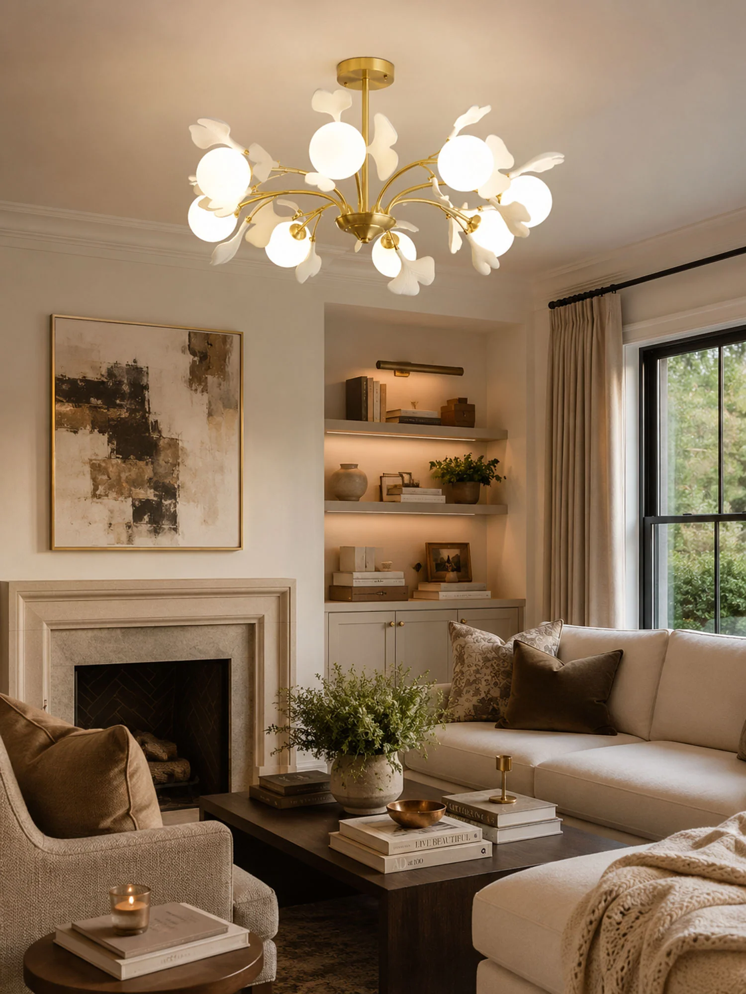 Thalassa Gingko Chandelier - Image 6