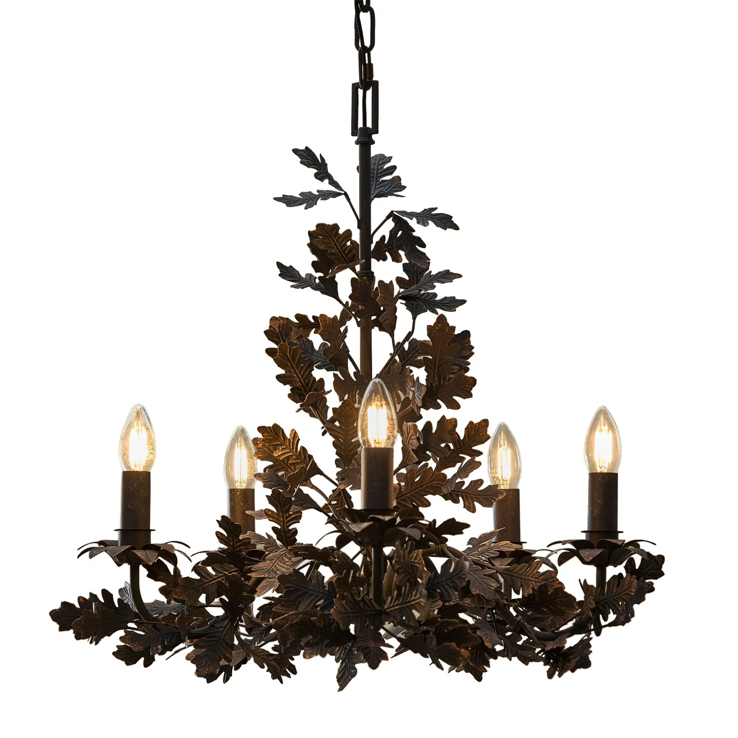 Thicket Oak Leaf Chandelier - Image 10