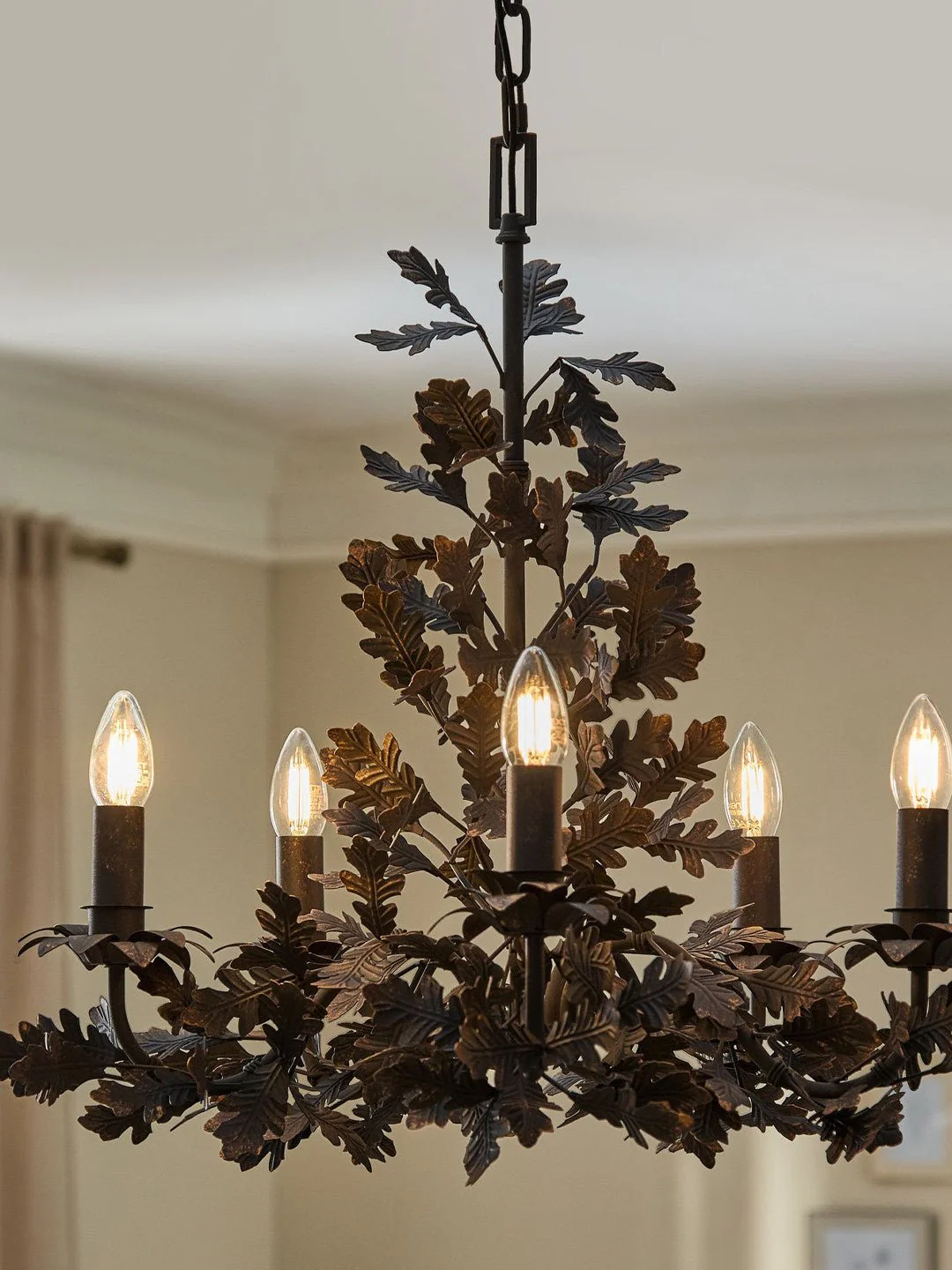 Thicket Oak Leaf Chandelier - Image 11