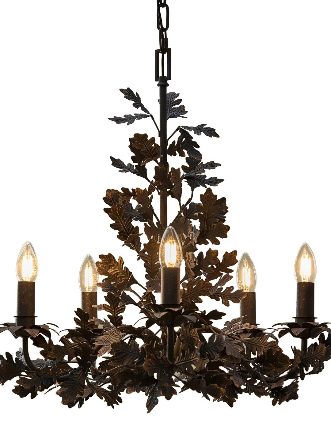 Thicket Oak Leaf Chandelier - Image 6