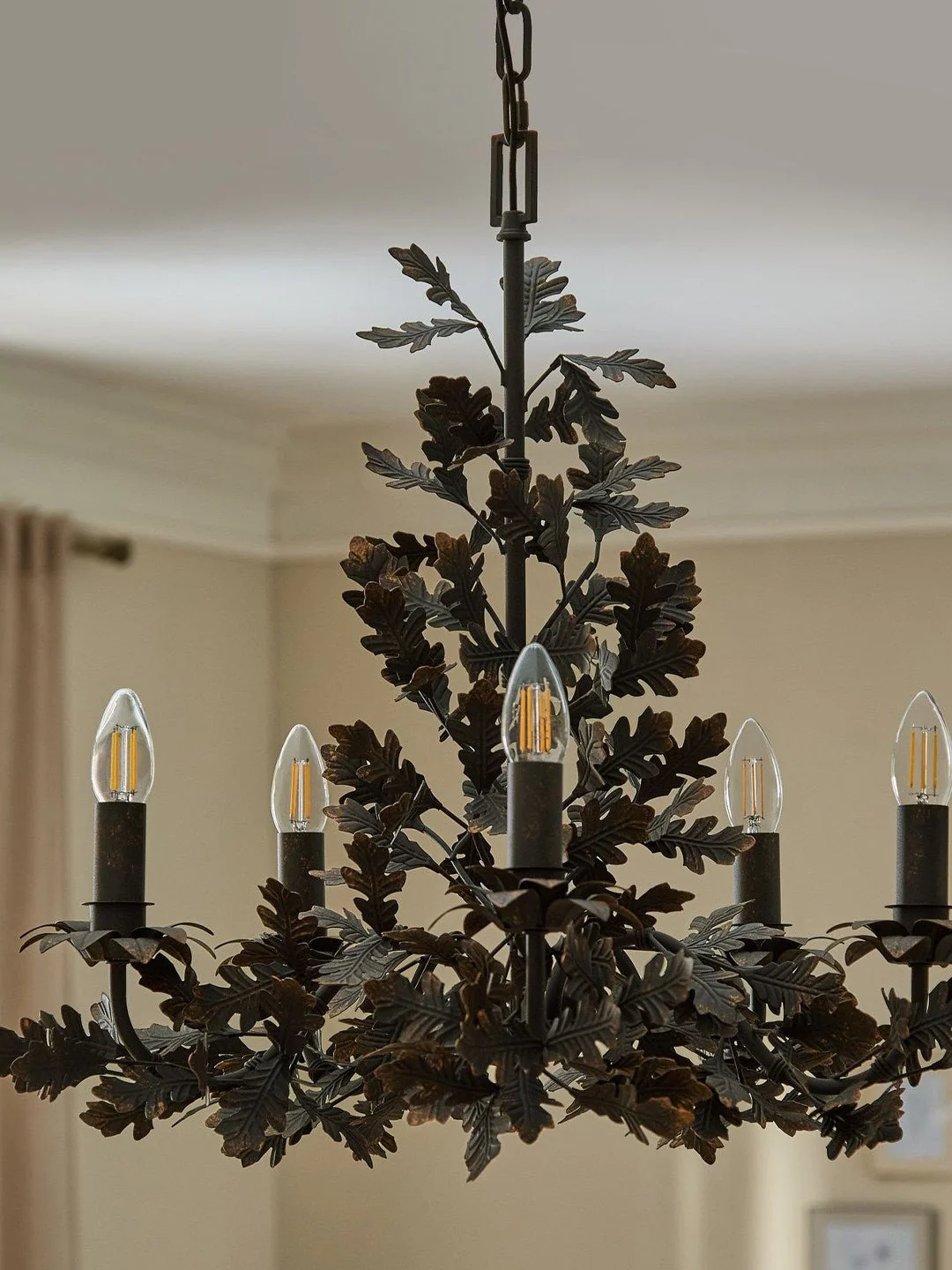 Thicket Oak Leaf Chandelier - Image 7