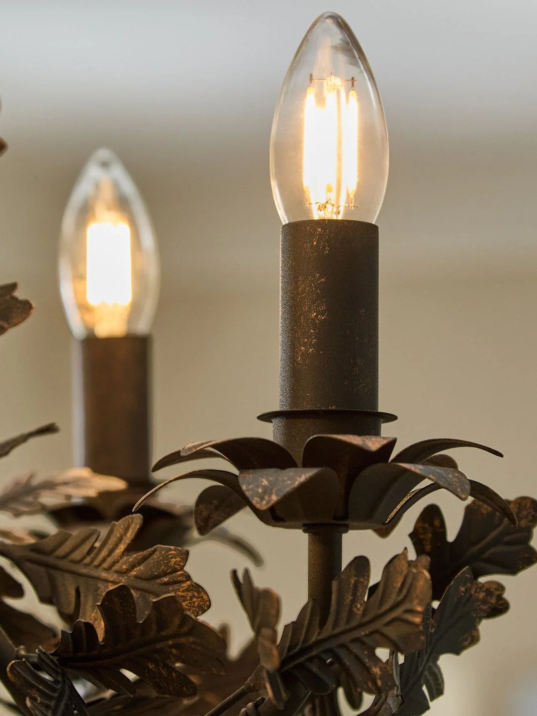 Thicket Oak Leaf Chandelier - Image 8