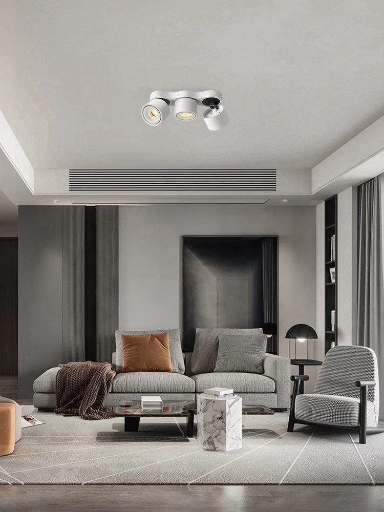 Three-heads Rotating Folding Ceiling Lamp - Image 5