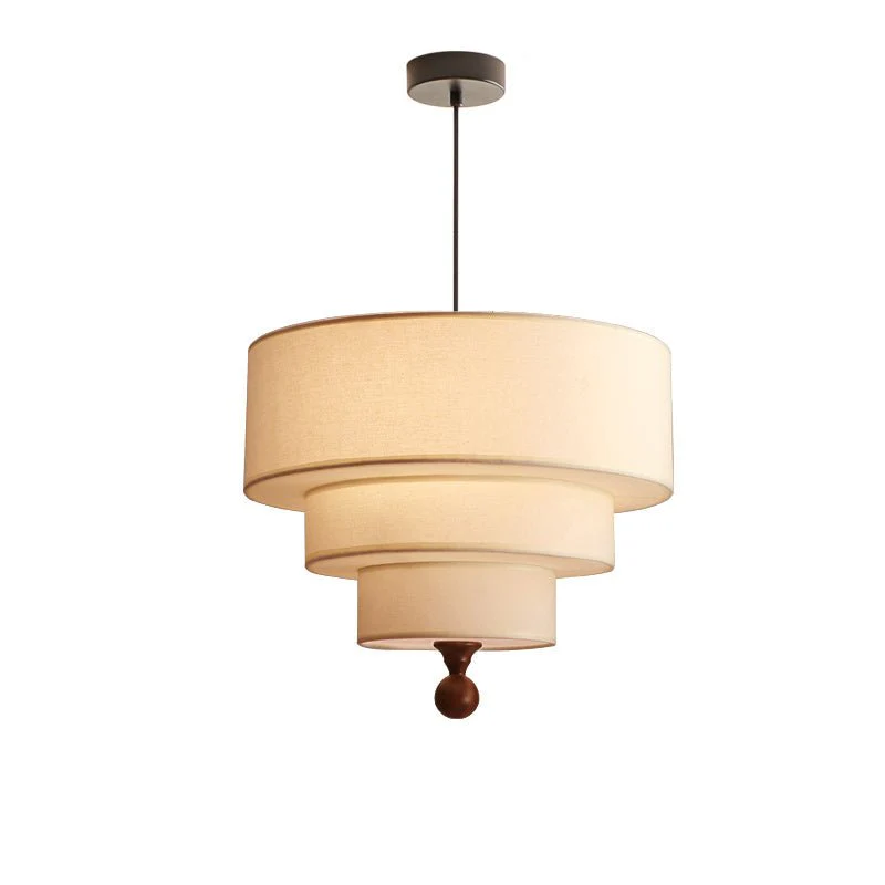 Tiered Fabric Pendant Light - Image 16