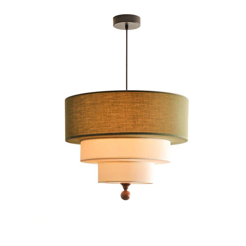 Tiered Fabric Pendant Light - Image 17