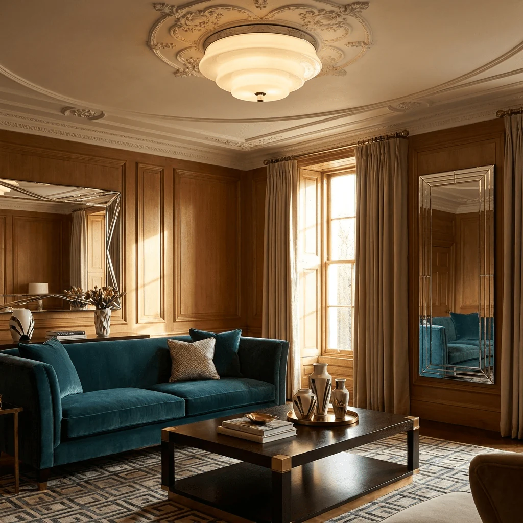 Tiered Glass Ceiling Light - Image 4