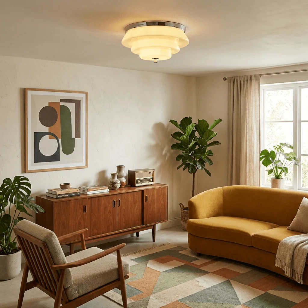 Tiered Glass Ceiling Light - Image 5