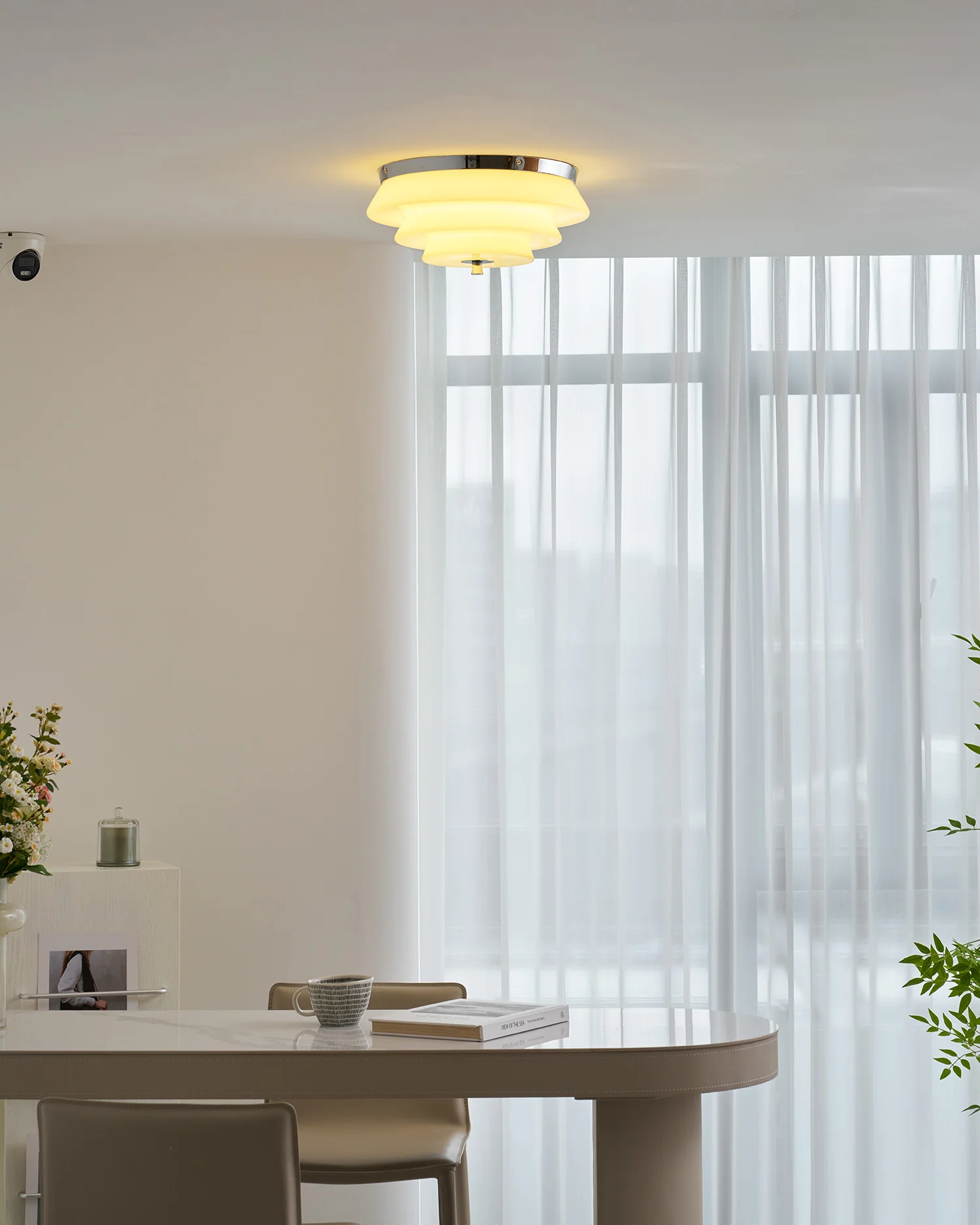 Tiered Glass Ceiling Light - Image 8