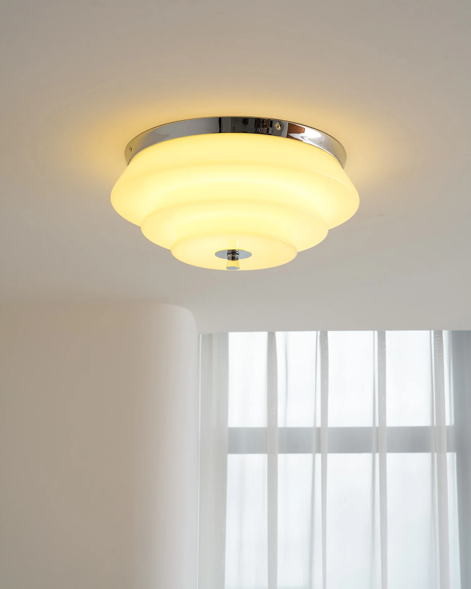 Tiered Glass Ceiling Light - Image 9