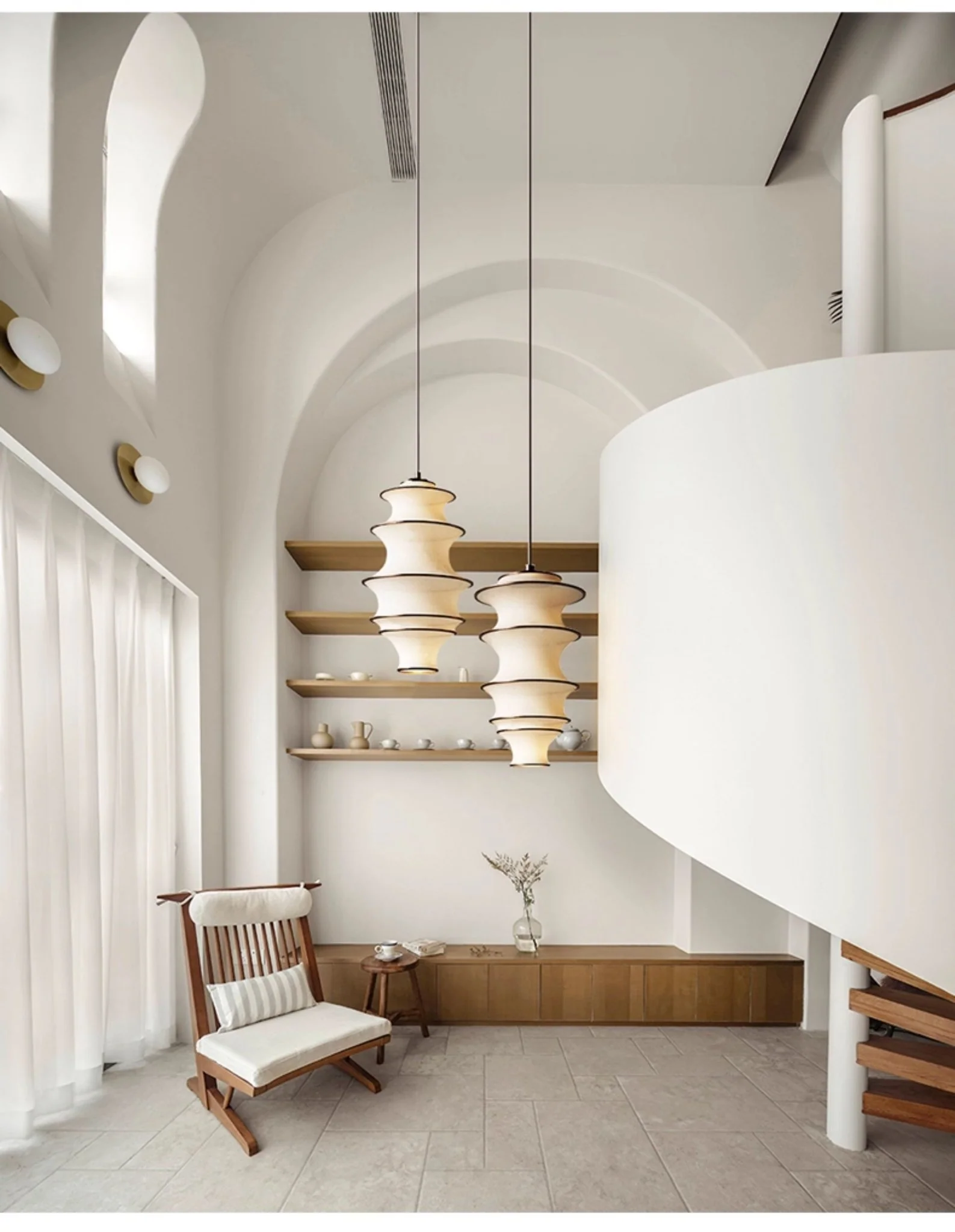 Tiered Wave Pendant Light - Image 7