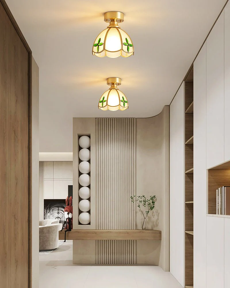 Tiffany Floral Ceiling Lamp - Image 4