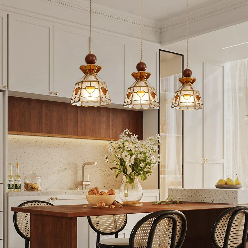 Tiffany Stained Glass Pendant Lamp - Image 3